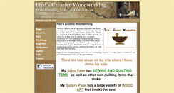 Desktop Screenshot of fredhillwoodworking.com